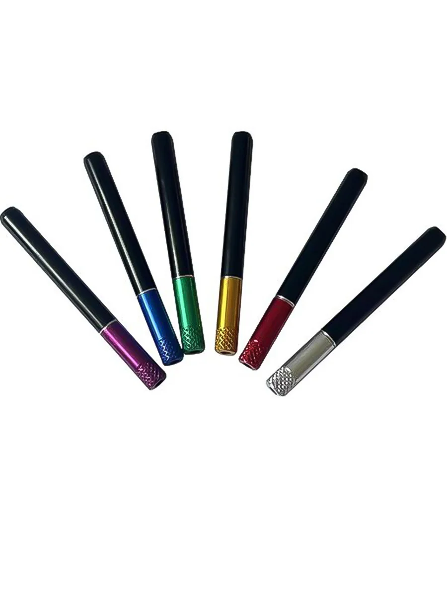 Sophistication Metal Pen-Style Chillum Pipe Sophistication Metal Pen-Style Chillum Pipe