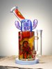 Lookah 9.5" Cute Cactus Showerhead Perc Glass Bong, Color: Purple, 9 image Lookah 9.5" Cute Cactus Showerhead Perc Glass Bong, Color: Purple, 9 image