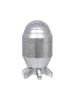 4-Layer Rocket-Shaped Zinc Alloy Herb Grinder