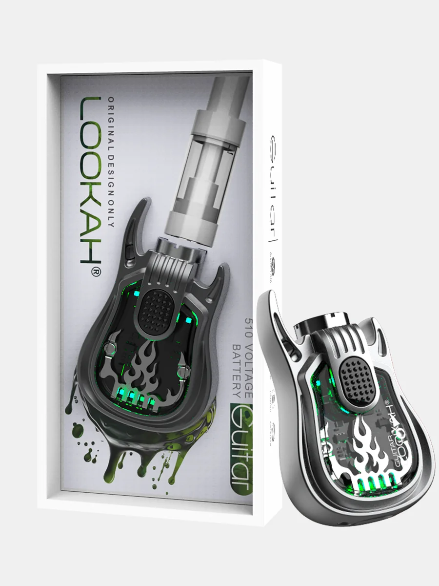 LOOKAH Guitar 510 thread vape battery - Gray LOOKAH Guitar 510 thread vape battery - Gray