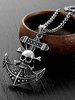Skeleton Anchor Pendant Necklace, 5 image Skeleton Anchor Pendant Necklace, 5 image