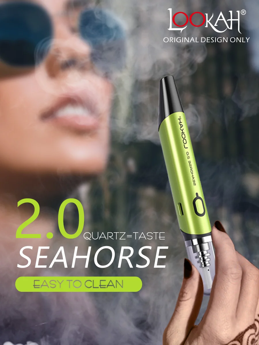 LOOKAH Seahorse 2.0 Wax Dab Pen | Electric Nectar Collector, Color: Orange, 3 image LOOKAH Seahorse 2.0 Wax Dab Pen | Electric Nectar Collector, Color: Orange, 3 image