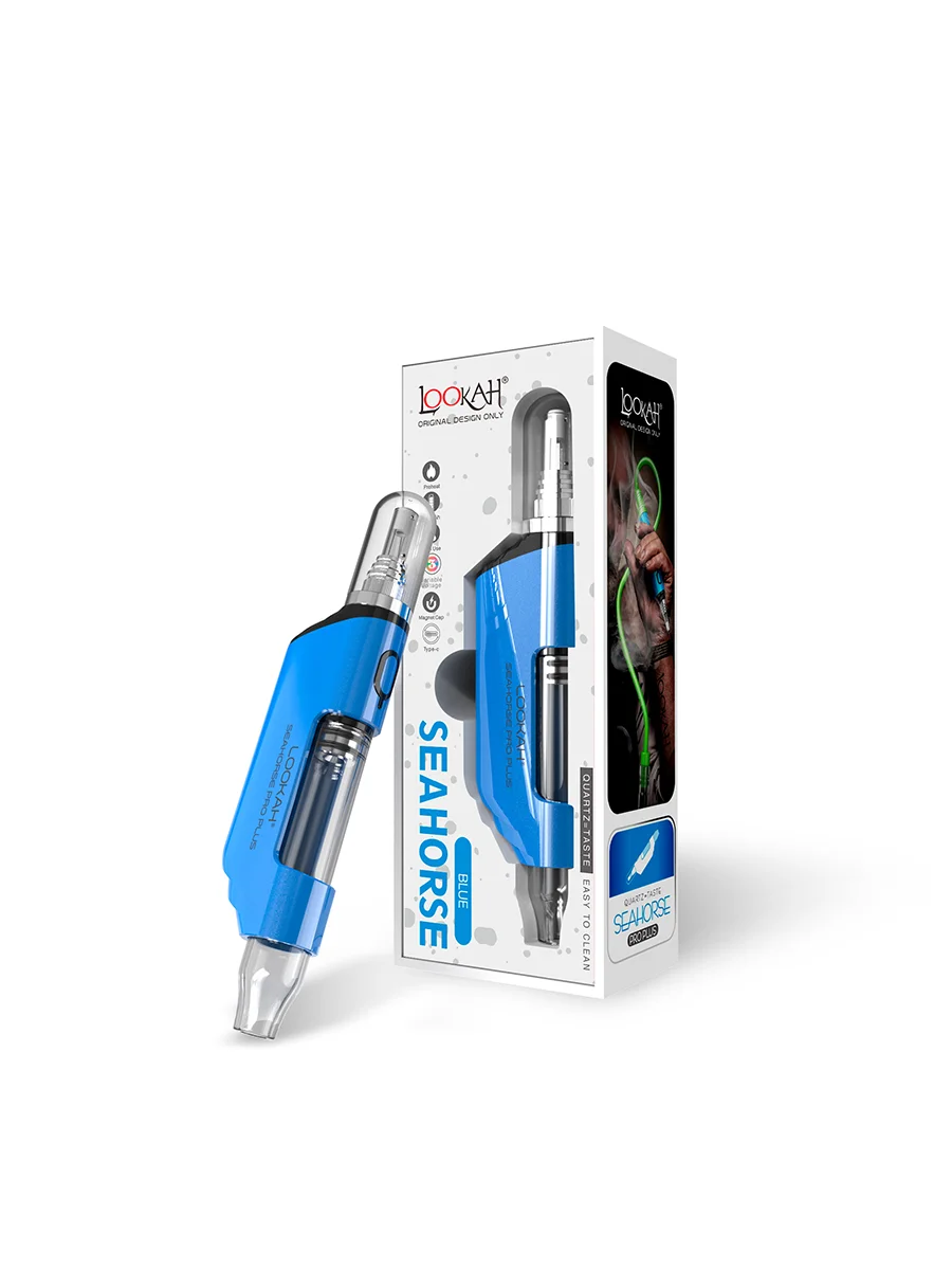 LOOKAH Seahorse Pro Plus Best Electric Nectar Collector Wax pen & Dab Pen, Color: Orange-Black Spatter, 2 image LOOKAH Seahorse Pro Plus Best Electric Nectar Collector Wax pen & Dab Pen, Color: Orange-Black Spatter, 2 image