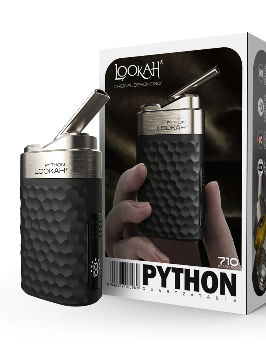 Lookah Python Wax Vape, Color: Black