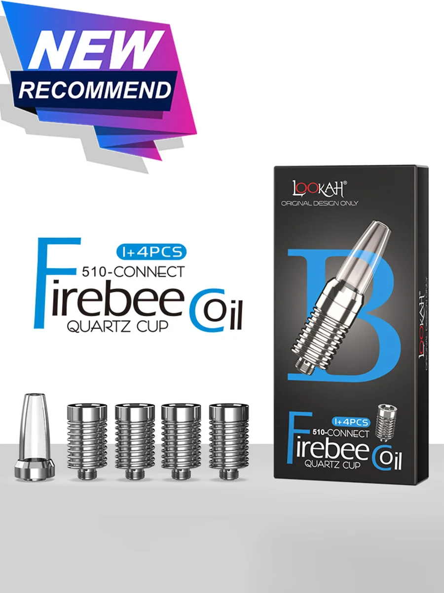 510 Thread Type B Quartz Coil Cup 510 Thread Type B Quartz Coil Cup