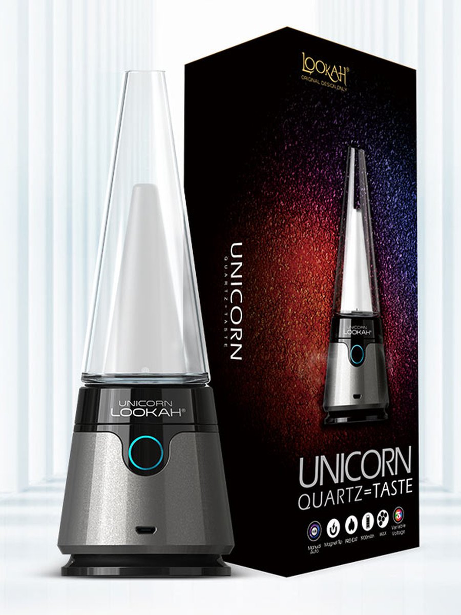 LOOKAH Unicorn 2.0 Portable E Rig Vaporizer Gray