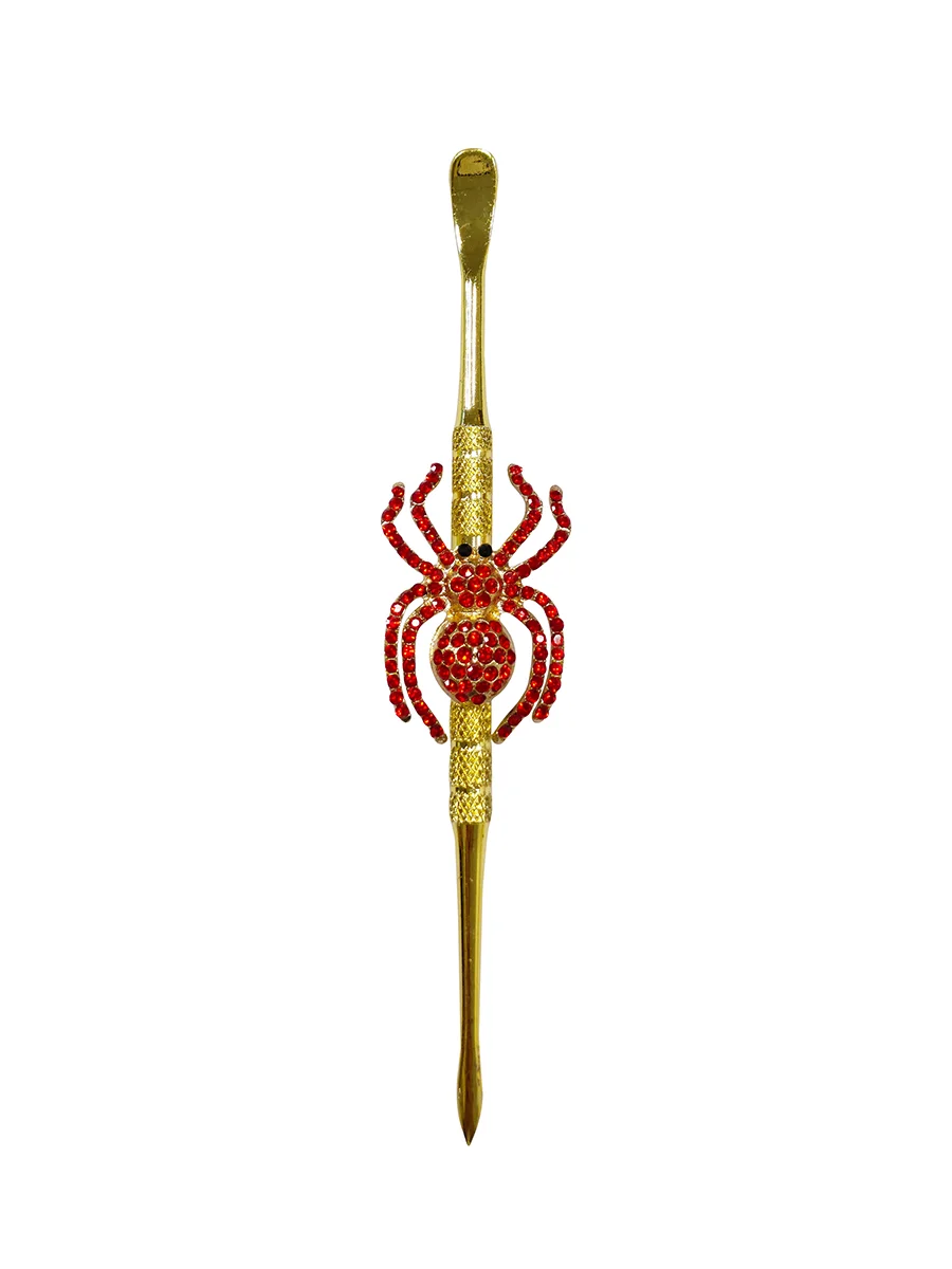 Spider-Inlaid Diamond Scoop and Spear Point Dab Tool Spider-Inlaid Diamond Scoop and Spear Point Dab Tool