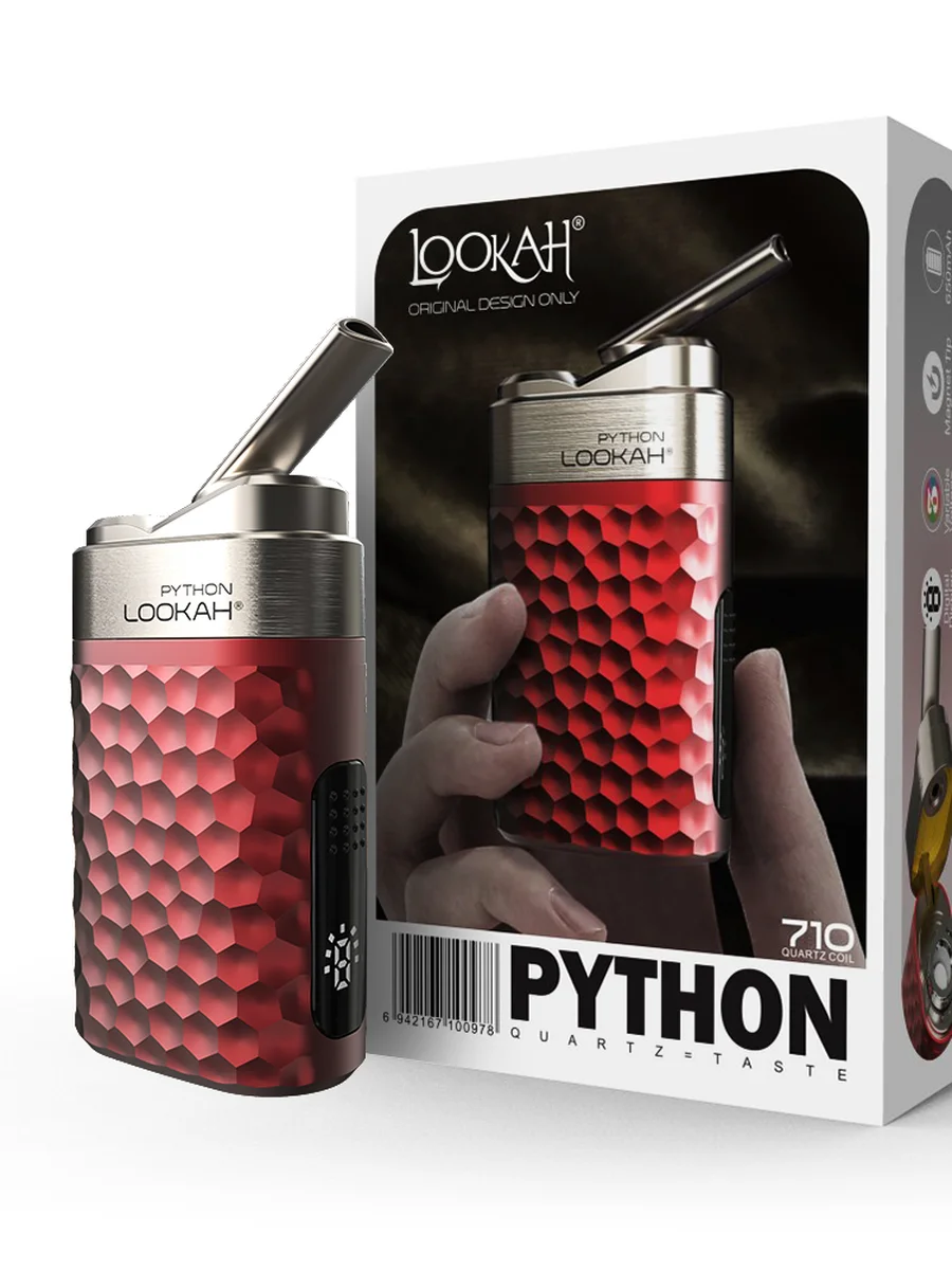 LOOKAH Python Mini Portable Discreet Wax Vape pen, Color: Blue, 8 image