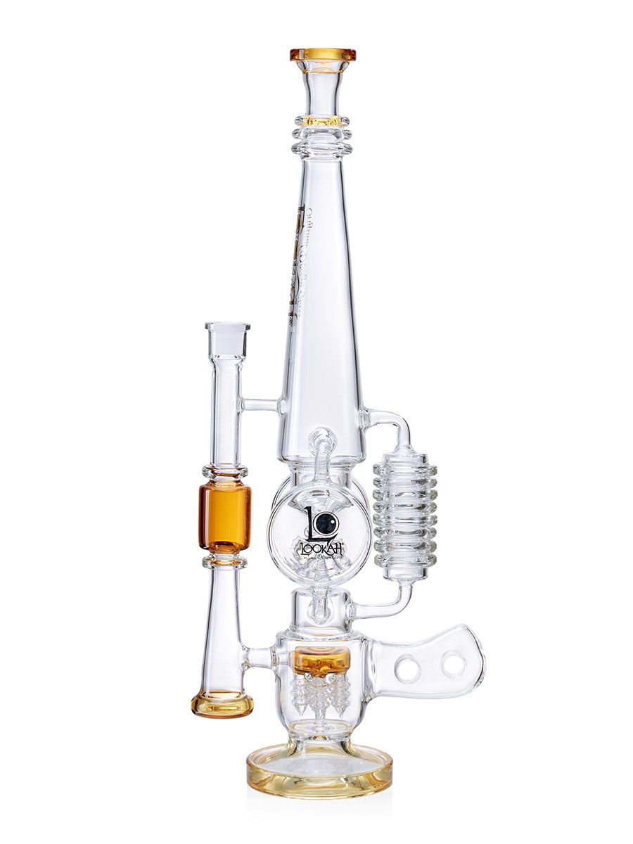 unique weapon cool tall gun bong yellow front unique weapon cool tall gun bong yellow front