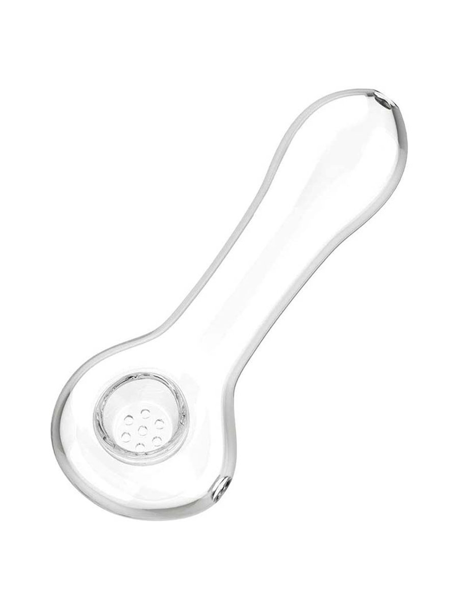 7-Hole Spoon Glass Pipe Transparent 7-Hole Spoon Glass Pipe Transparent