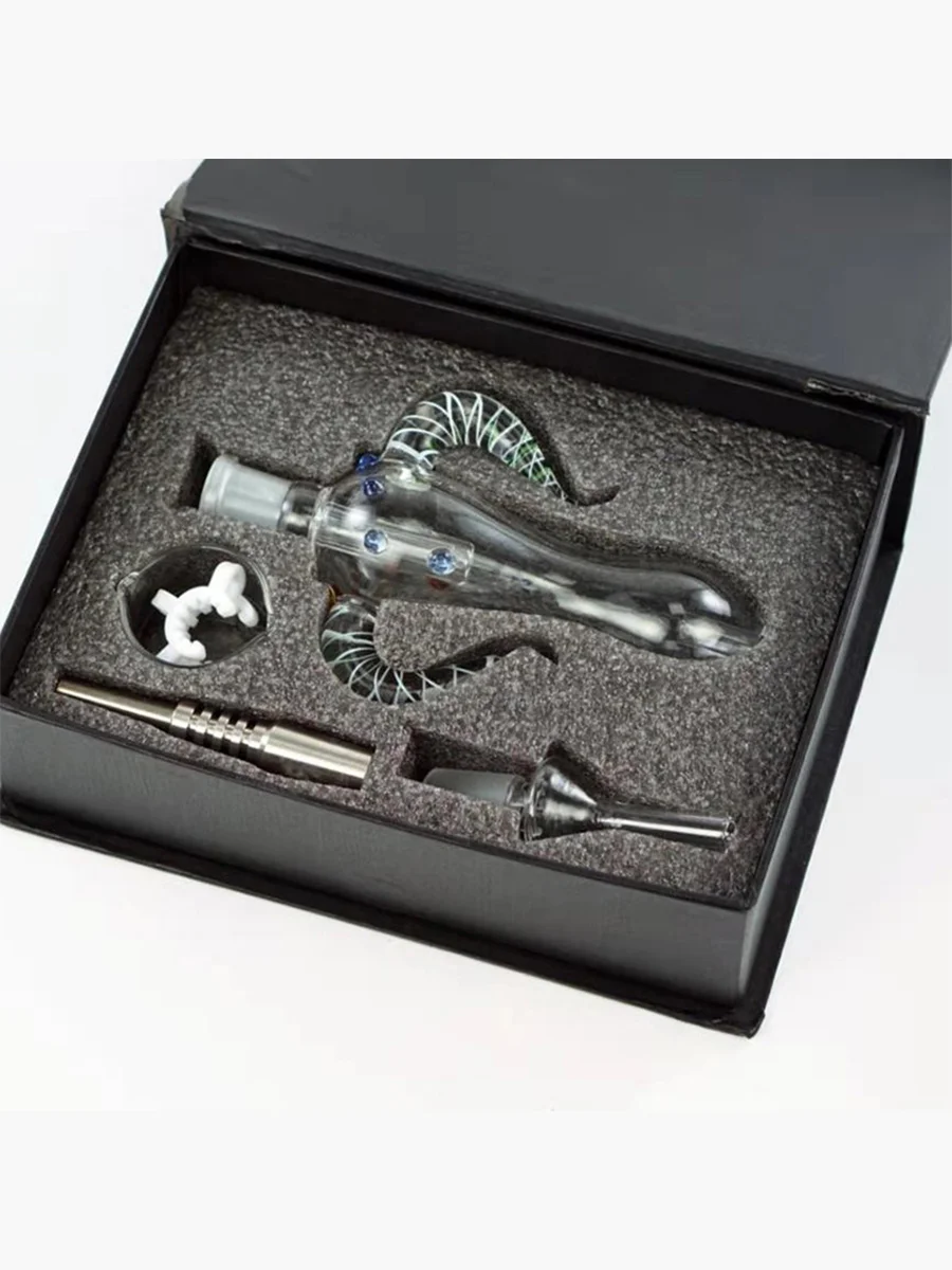 Bull Horn Glass Nectar Collector Kit2 Bull Horn Glass Nectar Collector Kit2