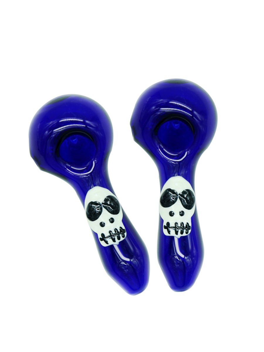 4"  Skull Glass Pipe, 3 image
