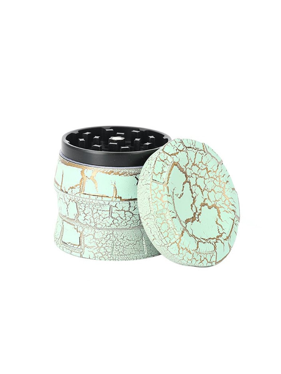 Waist Drum Crackle Pattern Herb Grinder Waist Drum Crackle Pattern Herb Grinder