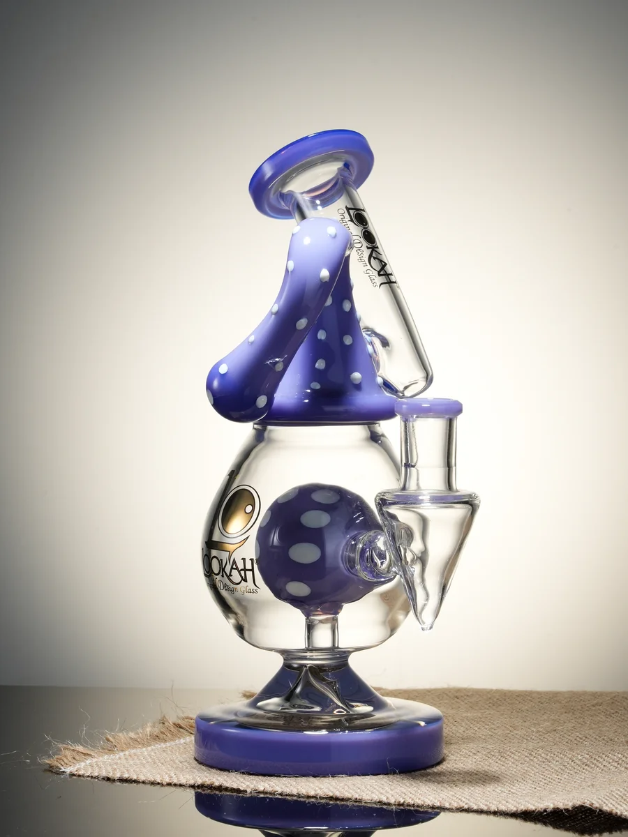 8.5&quot; Mini Cute Mushroom Cap Dab Rig2