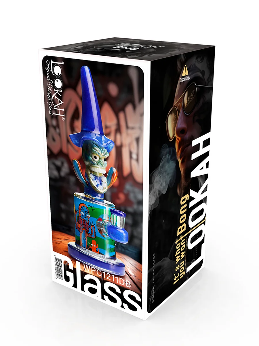 cool vivid hooded cactus bong blue package cool vivid hooded cactus bong blue package