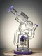 11.4" Dual-Chamber with Tree Perc Bong, Colors: Purple