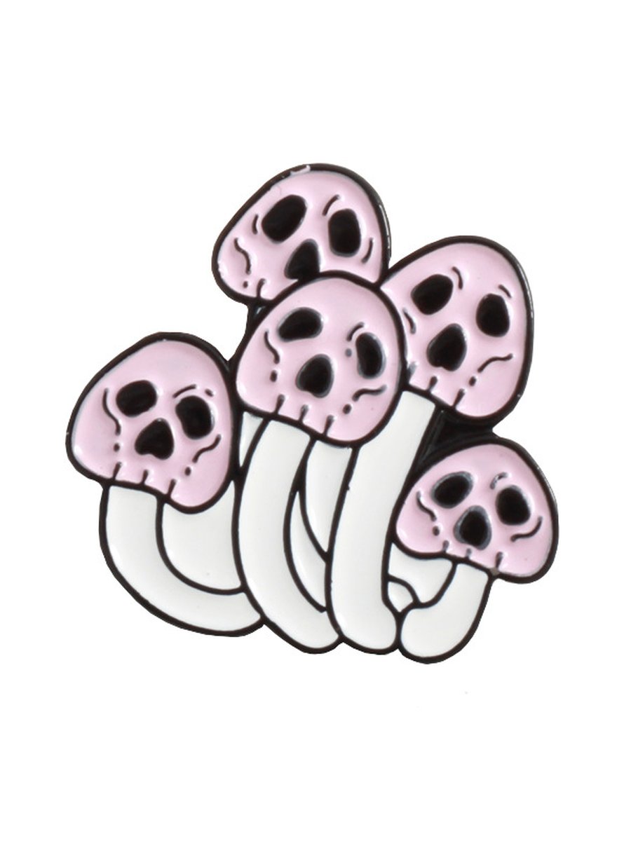 Mushroom Pin Brooches 3PCS, 2 image Mushroom Pin Brooches 3PCS, 2 image