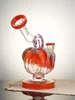 Lookah Rig 7.5" Strawberry Glass Dab Rig, Colors: Orange, 5 image Lookah Rig 7.5" Strawberry Glass Dab Rig, Colors: Orange, 5 image
