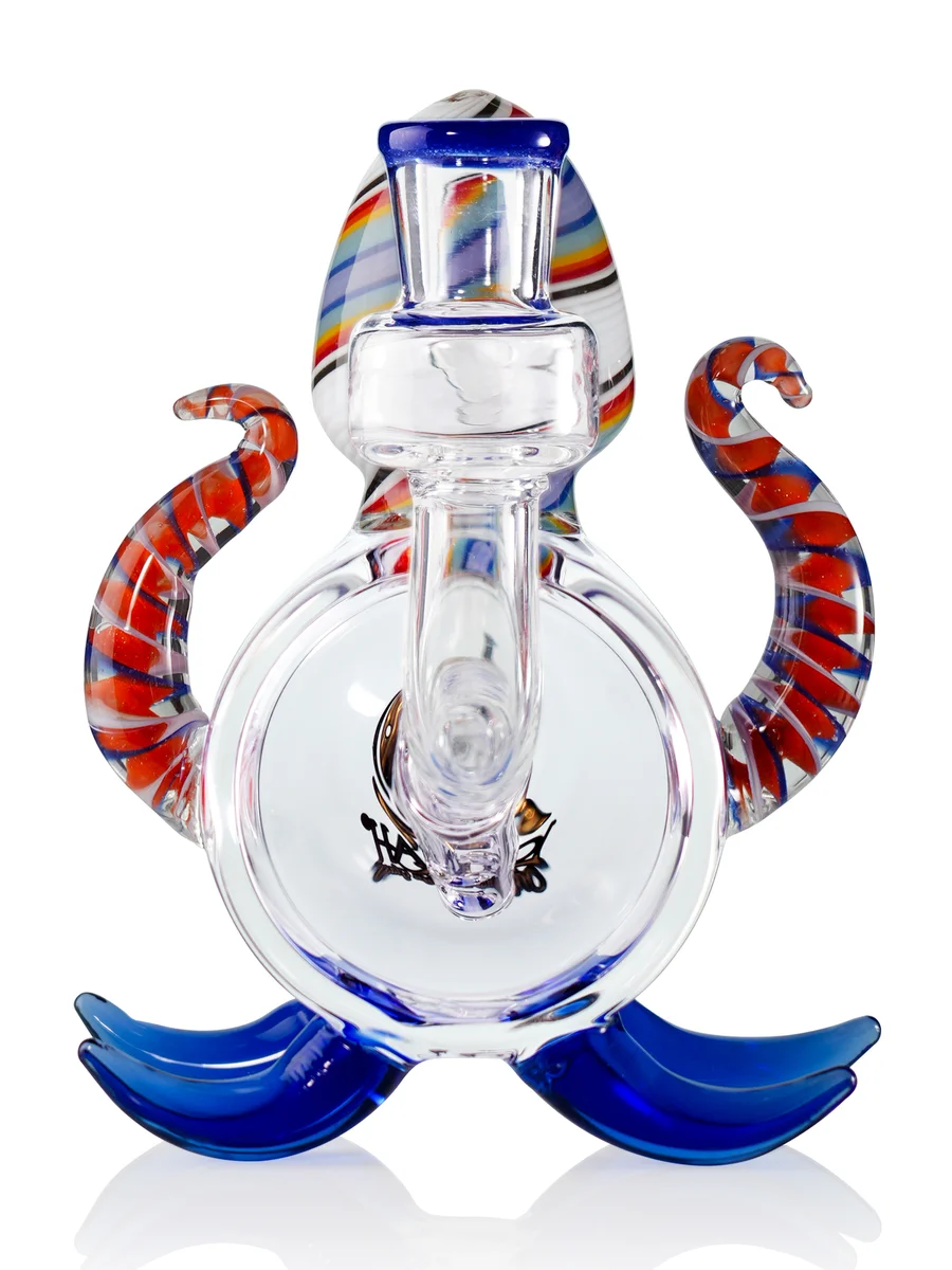 Dark Blue 14mm 90-Degree Joint Squid Ash Catcher Dark Blue 14mm 90-Degree Joint Squid Ash Catcher