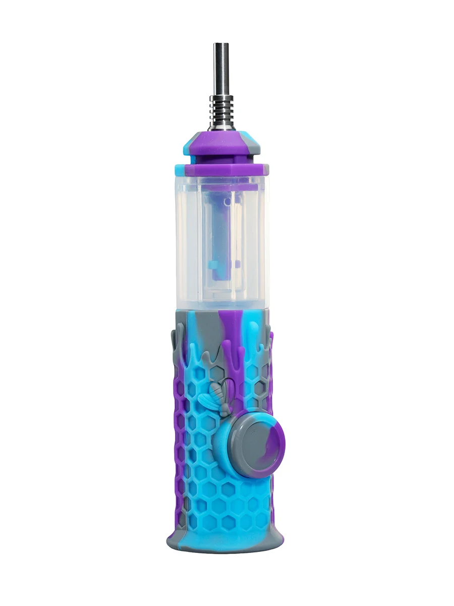 Silicone Honeycomb Nectar Collector with Water Filter