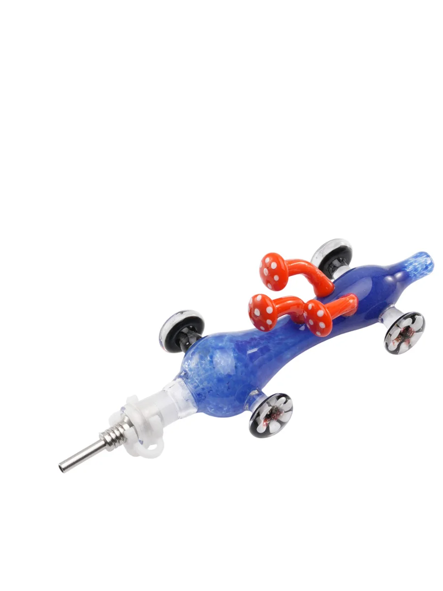 10mm Mushroom Wheel Borosilicate Glass Nectar Collector 10mm Mushroom Wheel Borosilicate Glass Nectar Collector