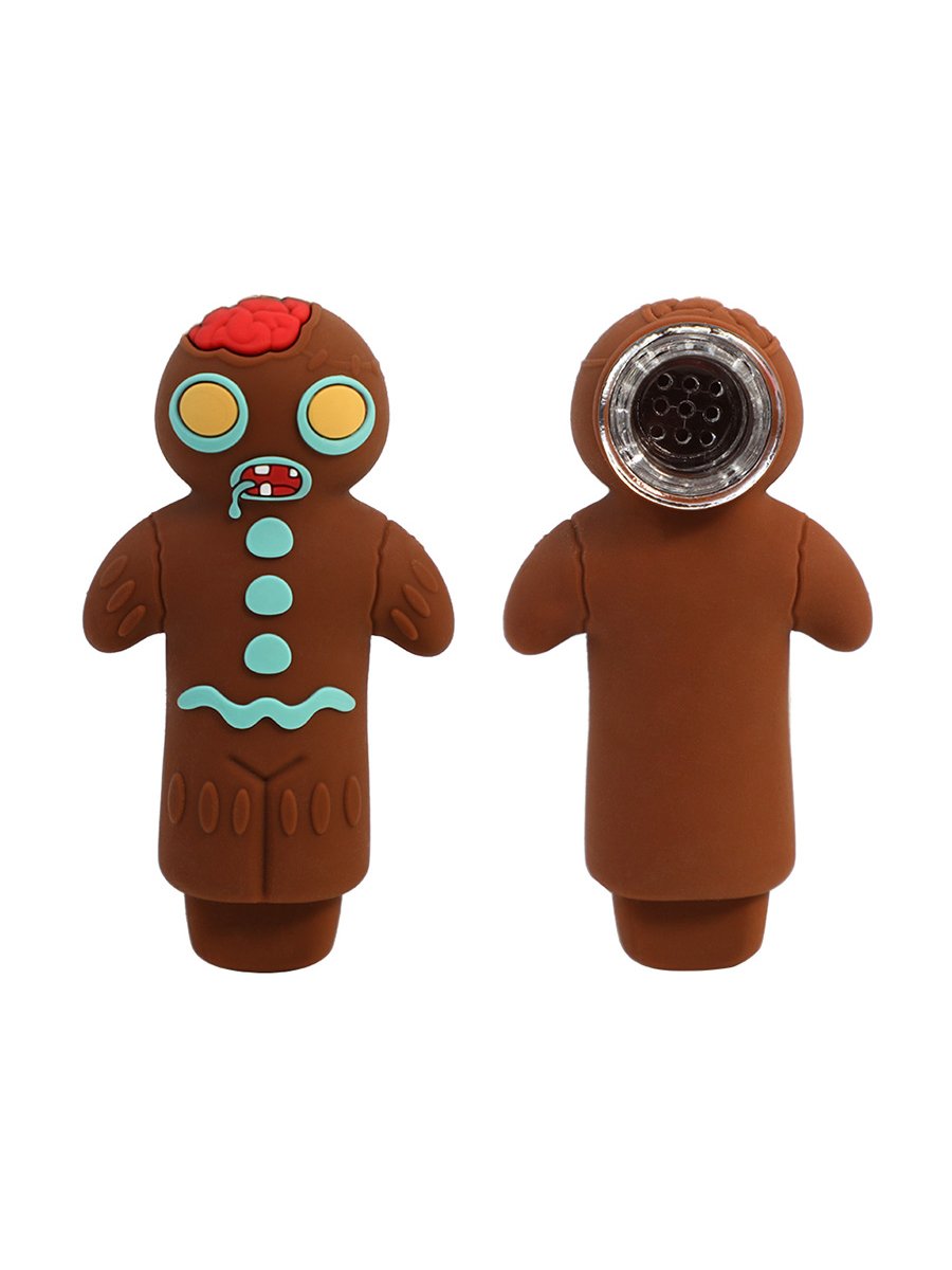 Gingerbread Man Silicone Pipe Gingerbread Man Silicone Pipe