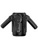 Knight handle accelerated telescoping vibrating digital display fleshlight, Color: Black Knight handle accelerated telescoping vibrating digital display fleshlight, Color: Black