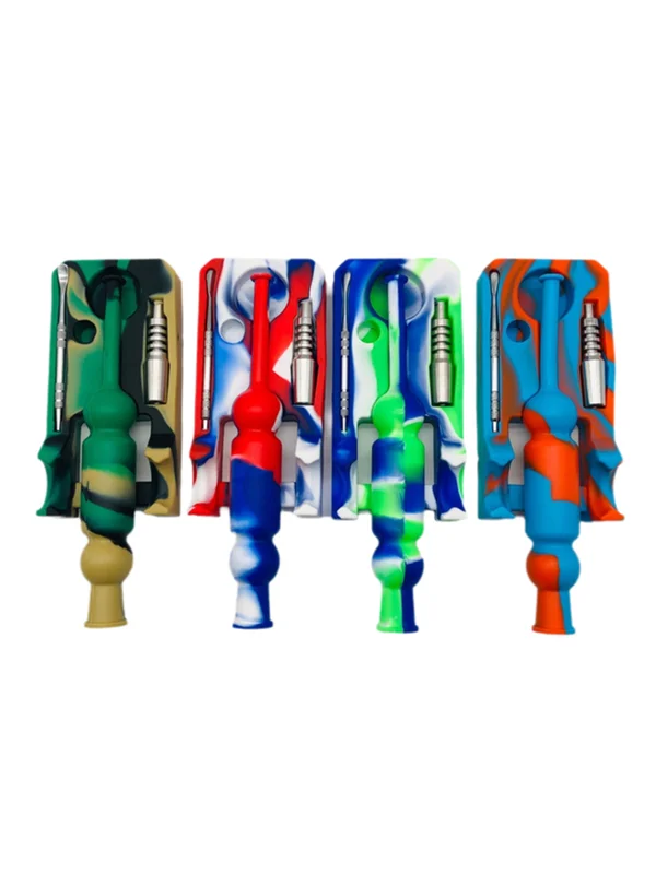 Mixed Colors Silicone Nectar Collector Kit mian Mixed Colors Silicone Nectar Collector Kit mian
