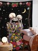 Vertical Hug Skeleton Tapestry, Size: 37.40x28.74inch Vertical Hug Skeleton Tapestry, Size: 37.40x28.74inch