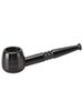 Aluminum Alloy Smoking Pipe, Color: Black
