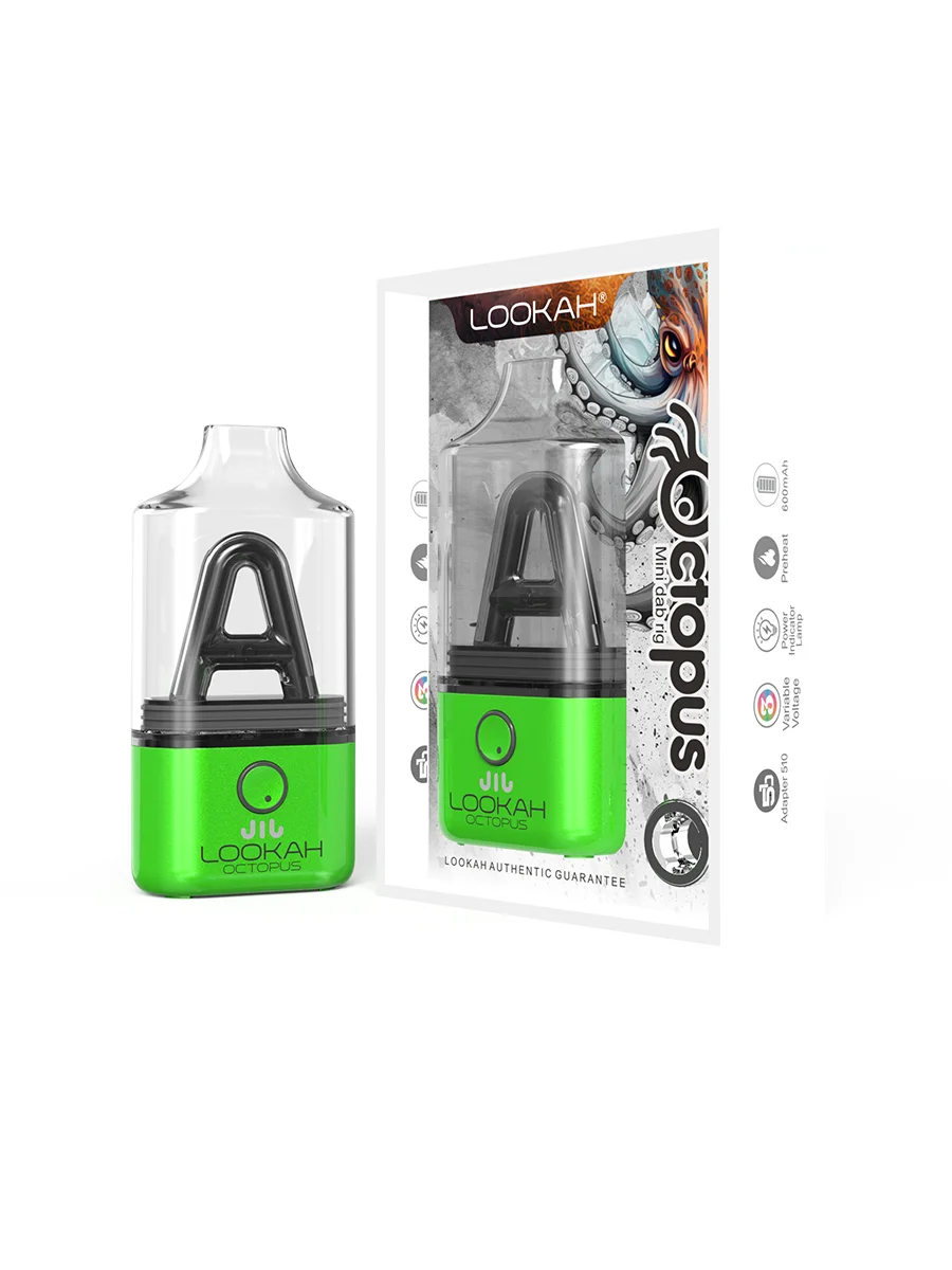 LOOKAH Octopus Mini Electric Dab Rig (Mini rig), Color: Pink, 24 image