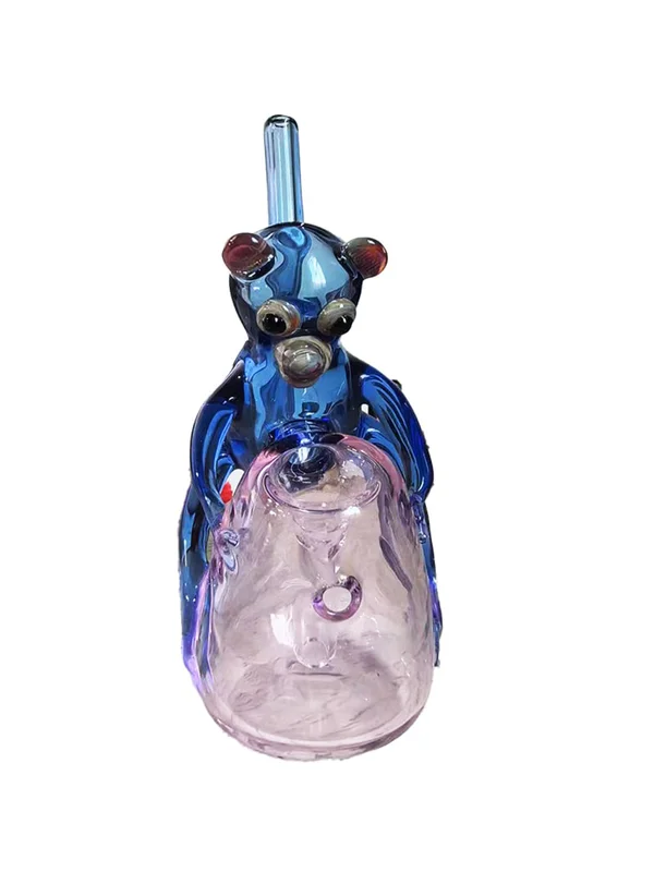 Monkey Glass Bubbler Pipe Detail Monkey Glass Bubbler Pipe Detail