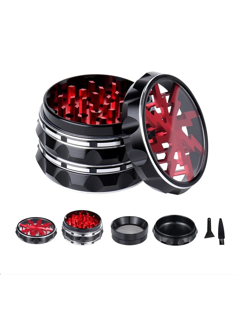 63mm 4 Layer Aluminum Alloy Herb Grinder 63mm 4 Layer Aluminum Alloy Herb Grinder