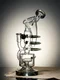 Lookah Bong 11&quot; Recycler Double Chamber Spur Water Pipe