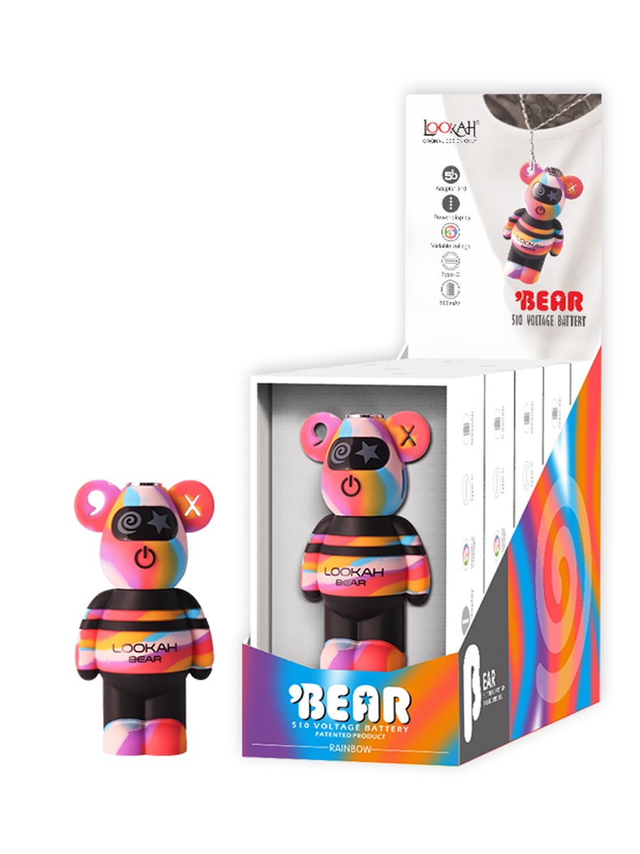 Lookah Bear Cute 510 Battery, Color: Cyan, 13 image Lookah Bear Cute 510 Battery, Color: Cyan, 13 image