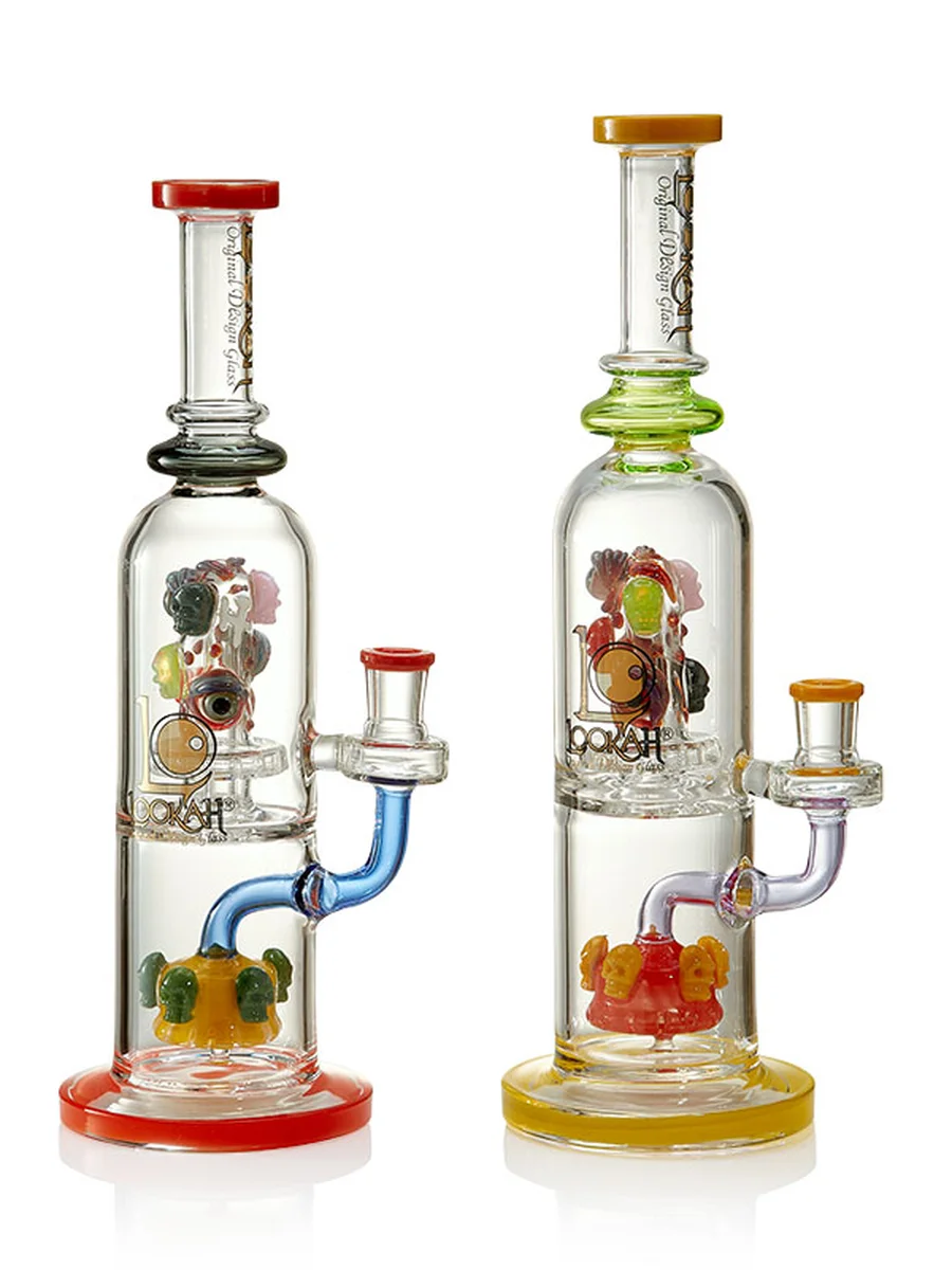 Lookah Bong 13&quot; Funny Dual Precolator Water Pipe