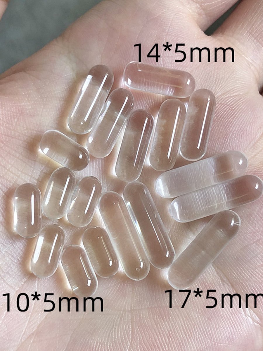 Transparent Quartz Pill | LOOKAH, Size: S, 2 image Transparent Quartz Pill | LOOKAH, Size: S, 2 image