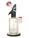 9-inch Small Cool Shark Attack Glass Bong, Color: Discoloration