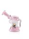 Lookah Bong 6" Mini Cute Glass Coffee Cup Water Pipe, Colors: Pink