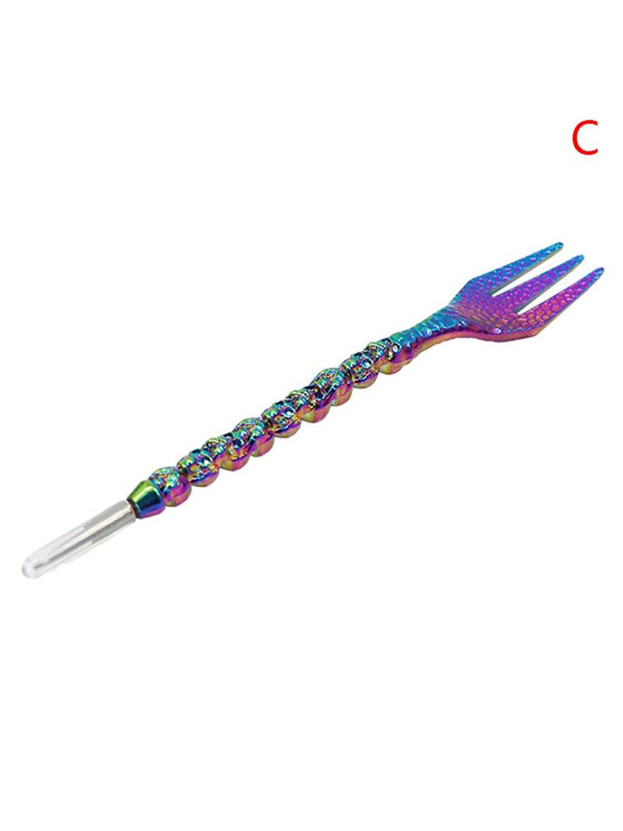 Hookah Fork with Foil Puncher, Attribute: Fishbone, 4 image Hookah Fork with Foil Puncher, Attribute: Fishbone, 4 image