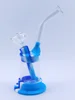 Long Spout Silicone Bong BLUE Long Spout Silicone Bong BLUE
