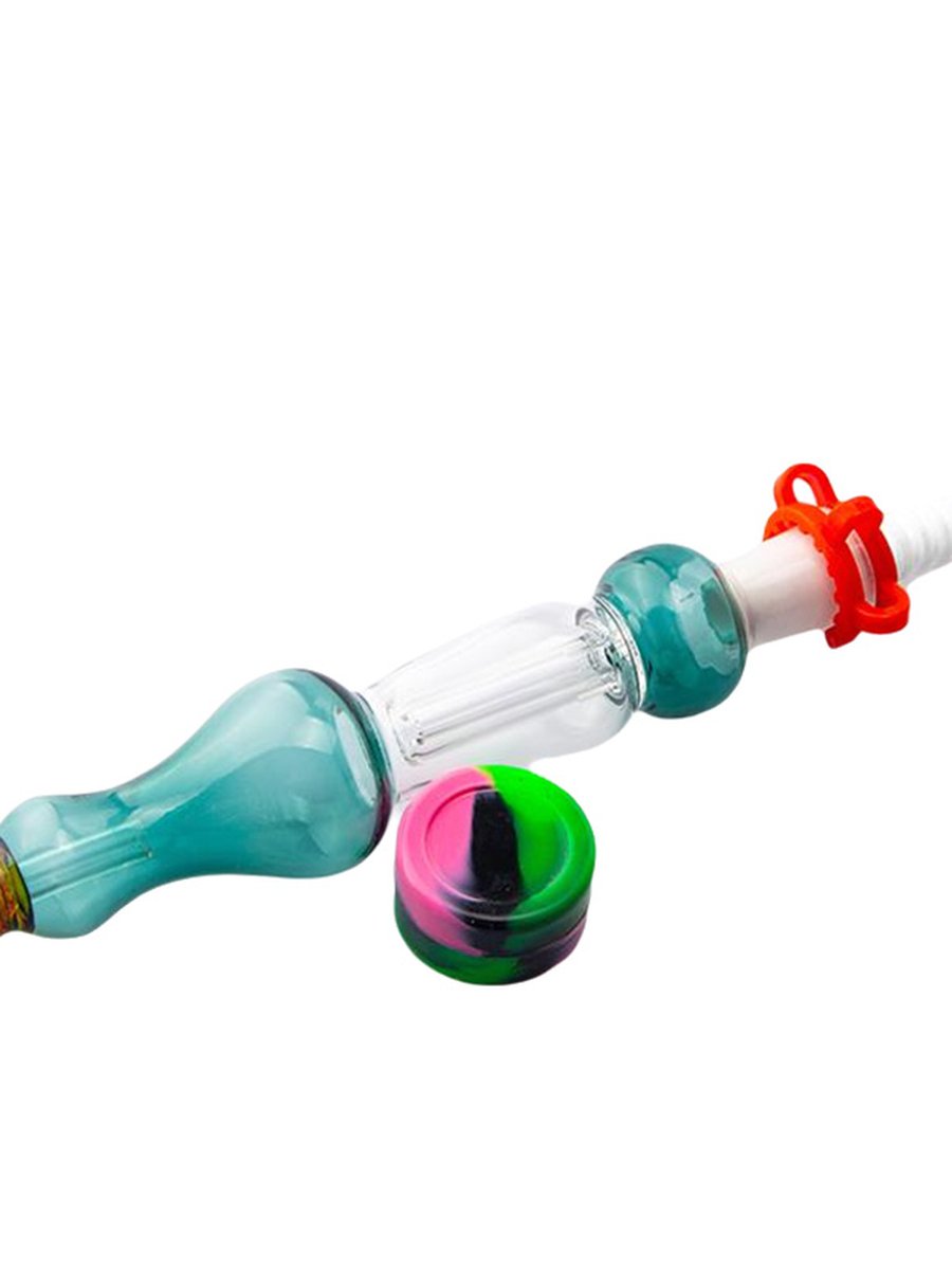 Glass Straight Tube Colorful Nectar Collector, Color: Purple, 3 image Glass Straight Tube Colorful Nectar Collector, Color: Purple, 3 image