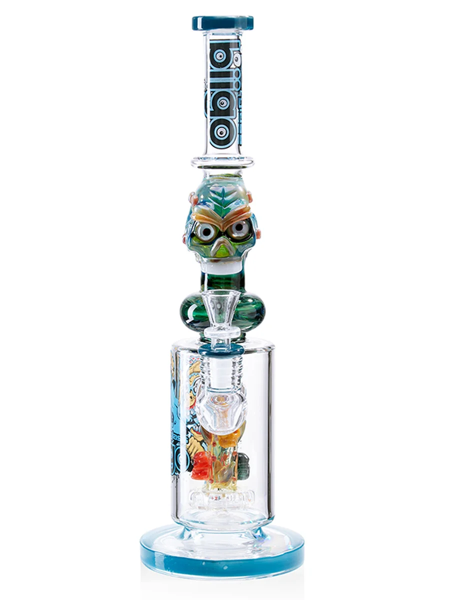 Lookah Bong 18.4" Cool Rare Skull Glass Water Pipe - Blue, Colors: Blue, 2 image Lookah Bong 18.4" Cool Rare Skull Glass Water Pipe - Blue, Colors: Blue, 2 image