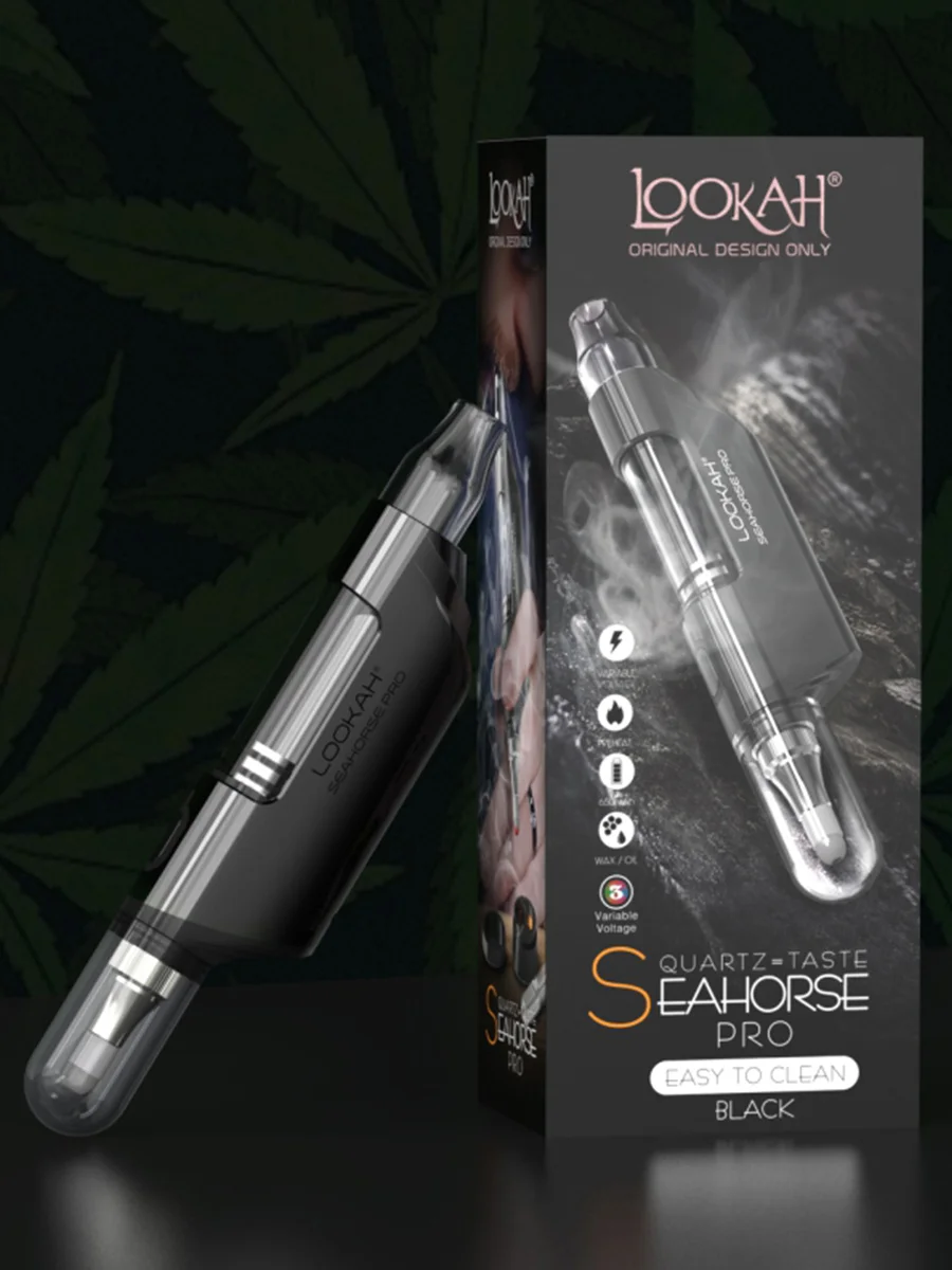 Lookah Seahorse PRO Electric Nectar Collector & Dab Pen Black Lookah Seahorse PRO Electric Nectar Collector & Dab Pen Black