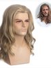 Men&#039;s Medium Length Curly Wig
