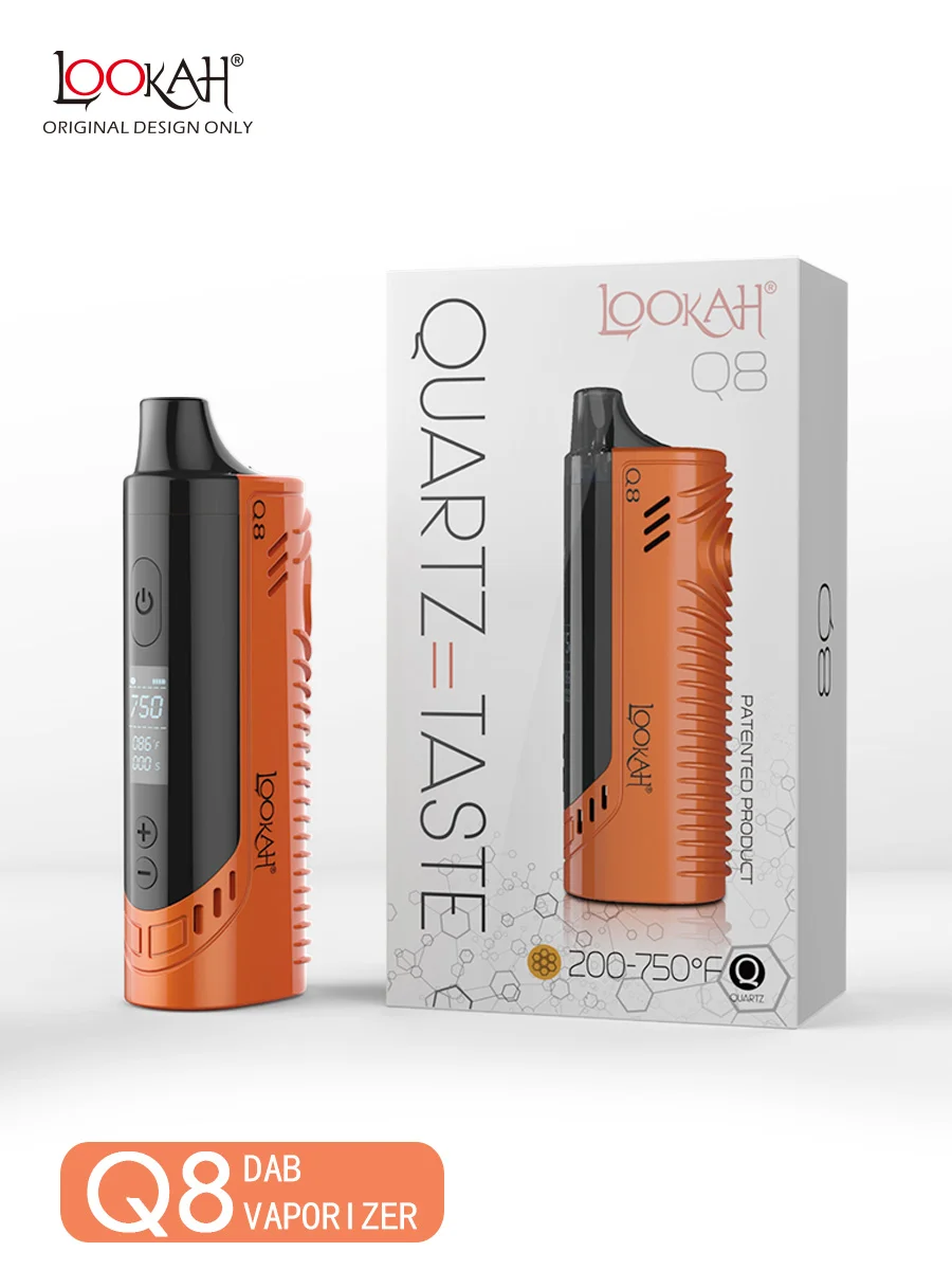 LOOKAH Q8 Wax Pen  Orange LOOKAH Q8 Wax Pen  Orange