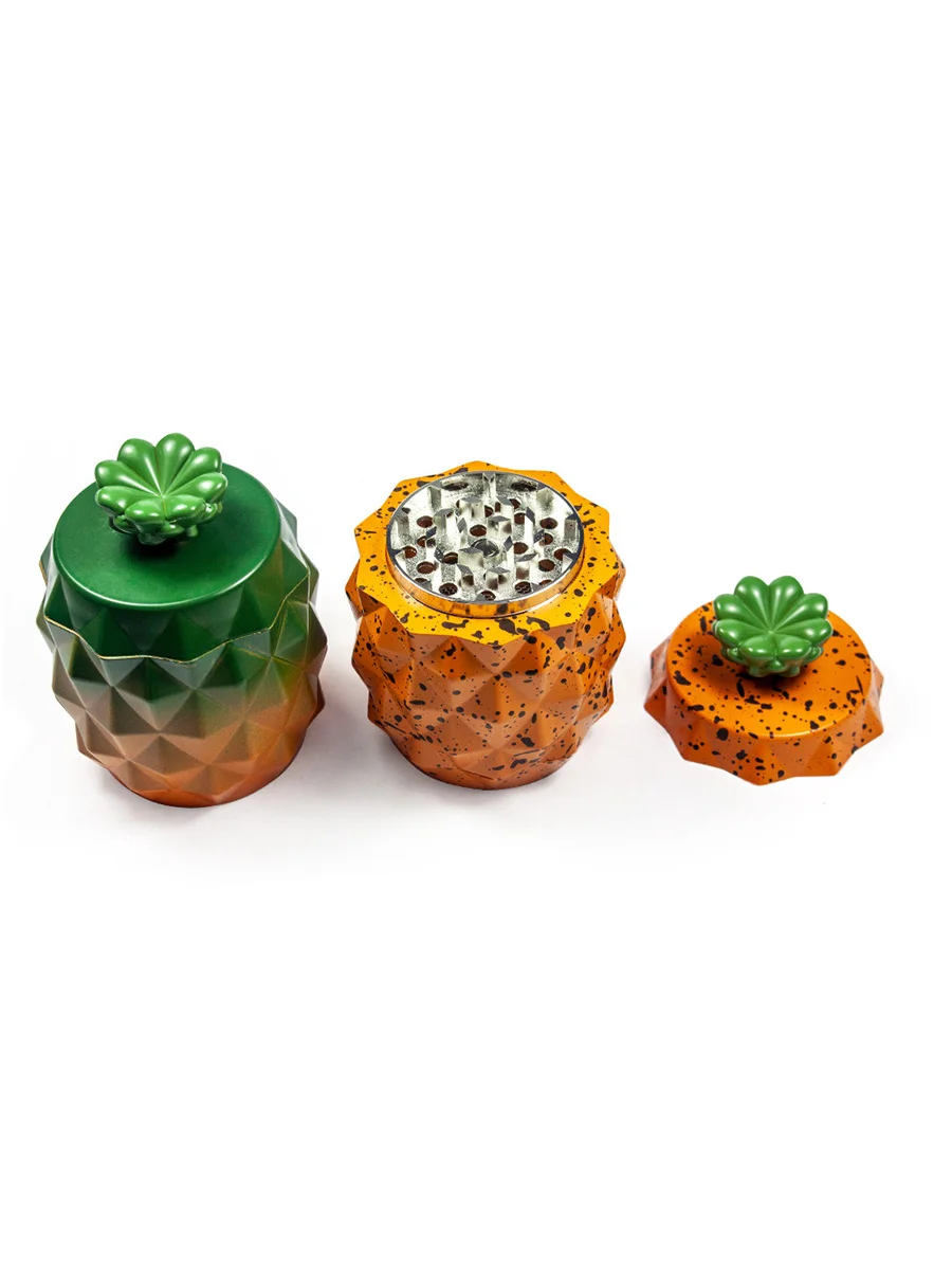 63mm 4 Layer  Pineapple Herb Grinder2 63mm 4 Layer  Pineapple Herb Grinder2