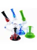 LED Light Silicone Glass Bong MIAN