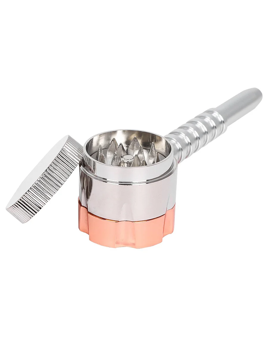 Zinc Alloy Dual-Use Pipe Herb Grinder Zinc Alloy Dual-Use Pipe Herb Grinder