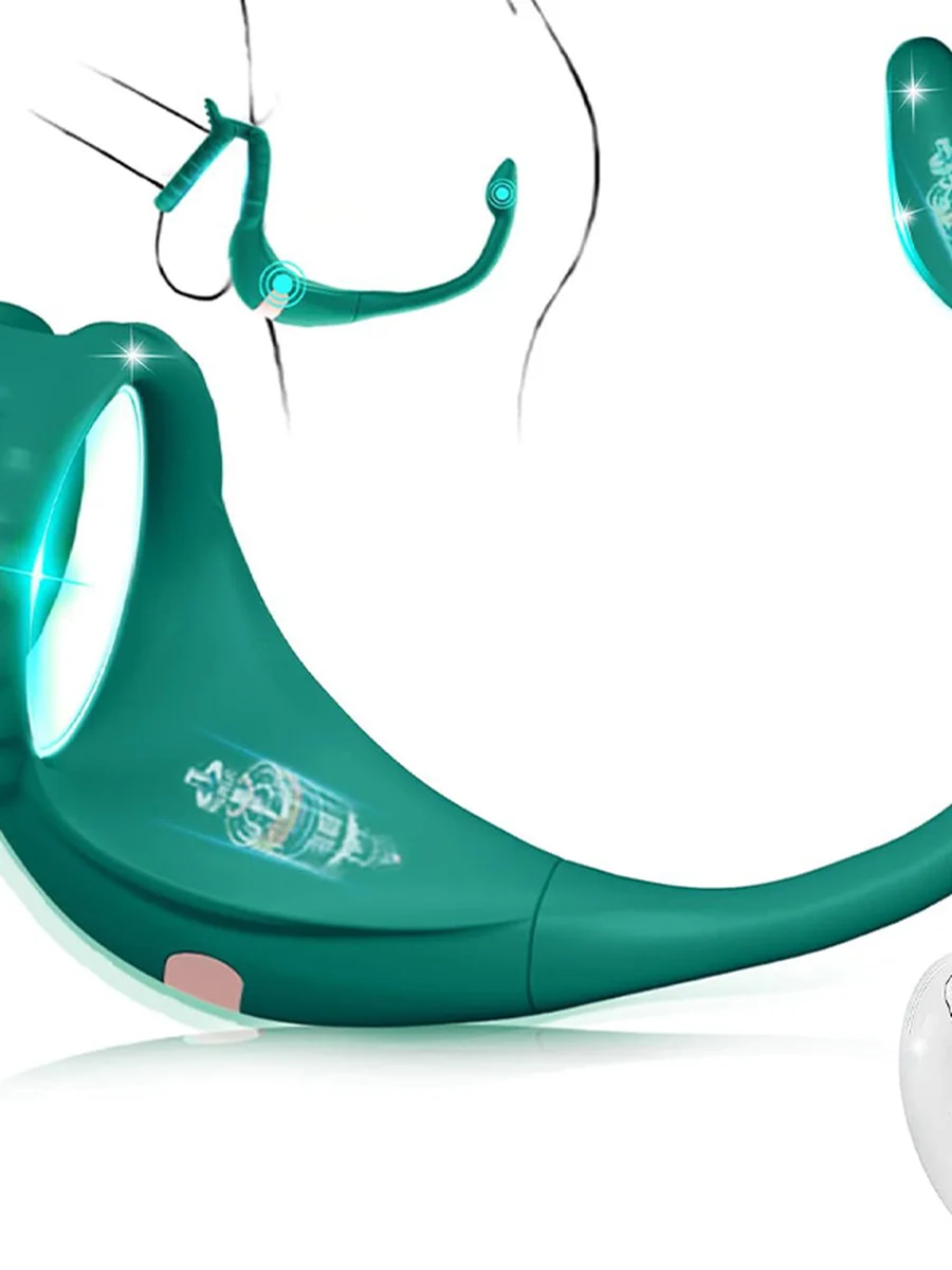 APP Remote-Controlled Dual-Control Locking Delay Vibrating Cock Ring & Taint Stimulator APP Remote-Controlled Dual-Control Locking Delay Vibrating Cock Ring & Taint Stimulator